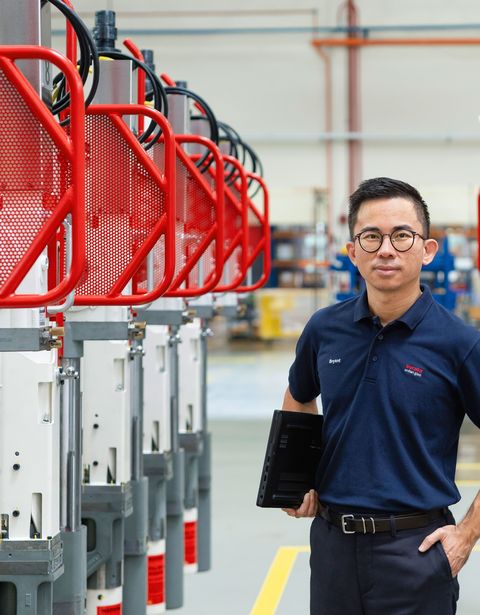 Bryant Wong plant manager Bucher Emhart Glass in Malaysia